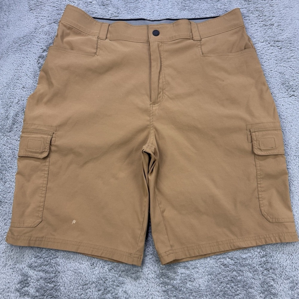 Orvis‎ Cargo Tech Shorts Men 38x10" Multi Pockets Nylon Stretch Utility Gorpcore
